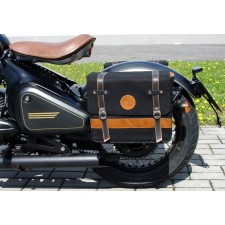 MOTOBRAŠNY ČERNO-HNĚDÁ - ORIGINÁL - JAWA 350CL PÉRÁK